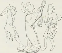 An illustration from Le Costume au Moyen âge d'après les sceaux ... (1880)