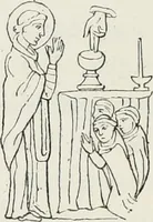 An illustration from Le Costume au Moyen âge d'après les sceaux ... (1880)
