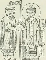An illustration from Le Costume au Moyen âge d'après les sceaux ... (1880)