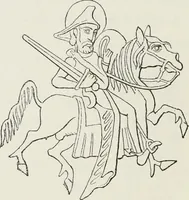 An illustration from Le Costume au Moyen âge d'après les sceaux ... (1880)
