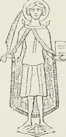 An illustration from Le Costume au Moyen âge d'après les sceaux ... (1880)
