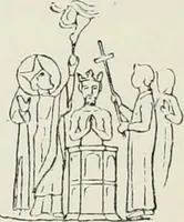 An illustration from Le Costume au Moyen âge d'après les sceaux ... (1880)