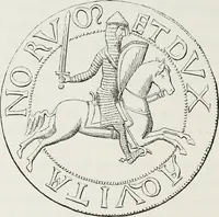 An illustration from Le Costume au Moyen âge d'après les sceaux ... (1880)
