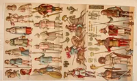 Picture 67 of 118 from Le costume historique. Cinq cents planches, trois cents en couleurs, or et argent, deux cents en camaieu. Types principaux du vêtement et de la parure, rapprochés de ceux de l'intérieur de l'habitation dans tous les temps et chez tous les peuples, avec de nombreux détails sur le mobilier, les armes, les objets usuels, les moyens de transport, etc (1888), leaf 381