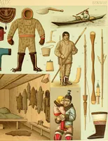 Picture 97 of 118 from Le costume historique. Cinq cents planches, trois cents en couleurs, or et argent, deux cents en camaieu. Types principaux du vêtement et de la parure, rapprochés de ceux de l'intérieur de l'habitation dans tous les temps et chez tous les peuples, avec de nombreux détails sur le mobilier, les armes, les objets usuels, les moyens de transport, etc (1888), leaf 589