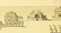 Picture 106 of 118 from Le costume historique. Cinq cents planches, trois cents en couleurs, or et argent, deux cents en camaieu. Types principaux du vêtement et de la parure, rapprochés de ceux de l'intérieur de l'habitation dans tous les temps et chez tous les peuples, avec de nombreux détails sur le mobilier, les armes, les objets usuels, les moyens de transport, etc (1888), leaf 642