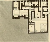 An illustration from Le costume historique. Cinq cents planches, trois cents en couleurs, or et argent, deux cents en camaieu. Types principaux du vêtement et de la parure, rapprochés de ceux de l'intérieur de l'habitation dans tous les temps et chez tous les peuples, avec de nombreux détails sur le mobilier, les armes, les objets usuels, les moyens de transport, etc (1888)