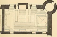 An illustration from Le costume historique. Cinq cents planches, trois cents en couleurs, or et argent, deux cents en camaieu. Types principaux du vêtement et de la parure, rapprochés de ceux de l'intérieur de l'habitation dans tous les temps et chez tous les peuples, avec de nombreux détails sur le mobilier, les armes, les objets usuels, les moyens de transport, etc (1888)