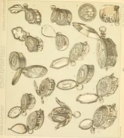 An illustration from Le costume historique. Cinq cents planches, trois cents en couleurs, or et argent, deux cents en camaieu. Types principaux du vêtement et de la parure, rapprochés de ceux de l'intérieur de l'habitation dans tous les temps et chez tous les peuples, avec de nombreux détails sur le mobilier, les armes, les objets usuels, les moyens de transport, etc (1888)