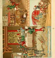 An illustration from Le costume historique. Cinq cents planches, trois cents en couleurs, or et argent, deux cents en camaieu. Types principaux du vêtement et de la parure, rapprochés de ceux de l'intérieur de l'habitation dans tous les temps et chez tous les peuples, avec de nombreux détails sur le mobilier, les armes, les objets usuels, les moyens de transport, etc (1888)