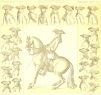 Picture 74 of 109 from Le costume historique. Cinq cents planches, trois cents en couleurs, or et argent, deux cents en camaieu. Types principaux du vêtement et de la parure, rapprochés de ceux de l'intérieur de l'habitation dans tous les temps et chez tous les peuples, avec de nombreux détails sur le mobilier, les armes, les objets usuels, les moyens de transport, etc (1888), leaf 310