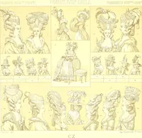 Picture 99 of 109 from Le costume historique. Cinq cents planches, trois cents en couleurs, or et argent, deux cents en camaieu. Types principaux du vêtement et de la parure, rapprochés de ceux de l'intérieur de l'habitation dans tous les temps et chez tous les peuples, avec de nombreux détails sur le mobilier, les armes, les objets usuels, les moyens de transport, etc (1888), leaf 430
