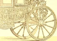 An illustration from Le costume historique. Cinq cents planches, trois cents en couleurs, or et argent, deux cents en camaieu. Types principaux du vêtement et de la parure, rapprochés de ceux de l'intérieur de l'habitation dans tous les temps et chez tous les peuples, avec de nombreux détails sur le mobilier, les armes, les objets usuels, les moyens de transport, etc (1888)
