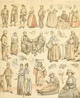 An illustration from Le costume historique. Cinq cents planches, trois cents en couleurs, or et argent, deux cents en camaieu. Types principaux du vêtement et de la parure, rapprochés de ceux de l'intérieur de l'habitation dans tous les temps et chez tous les peuples, avec de nombreux détails sur le mobilier, les armes, les objets usuels, les moyens de transport, etc (1888)