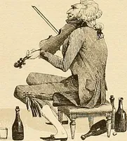 An illustration from Le costume historique. Cinq cents planches, trois cents en couleurs, or et argent, deux cents en camaieu. Types principaux du vêtement et de la parure, rapprochés de ceux de l'intérieur de l'habitation dans tous les temps et chez tous les peuples, avec de nombreux détails sur le mobilier, les armes, les objets usuels, les moyens de transport, etc (1888)