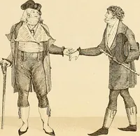 An illustration from Le costume historique. Cinq cents planches, trois cents en couleurs, or et argent, deux cents en camaieu. Types principaux du vêtement et de la parure, rapprochés de ceux de l'intérieur de l'habitation dans tous les temps et chez tous les peuples, avec de nombreux détails sur le mobilier, les armes, les objets usuels, les moyens de transport, etc (1888)