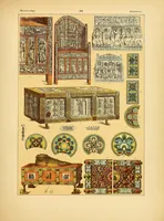 An illustration from Le costume, les armes, les bijoux, la céramique, les ustensiles, outils, objets mobiliers, etc. : chez les peuples anciens et modernes (1896)