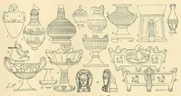 An illustration from Le costume, les armes, les bijoux, la céramique, les ustensiles, outils, objets mobiliers, etc. : chez les peuples anciens et modernes (1896)