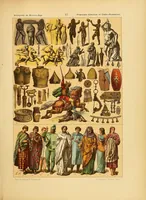 Picture 8 of 18 from Le costume, les armes, les bijoux, la céramique, les ustensiles, outils, objets mobiliers, etc. : chez les peuples anciens et modernes (1896), leaf 171