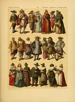 An illustration from Le costume, les armes, les bijoux, la céramique, les ustensiles, outils, objets mobiliers, etc. : chez les peuples anciens et modernes (1896)