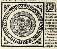 An illustration from Le cueur de philosophie : translate de latin en francoys a la requeste de Philippes le bel roy de France (1538)
