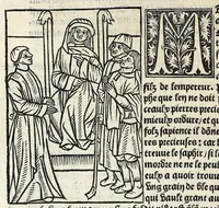 An illustration from Le cueur de philosophie : translate de latin en francoys a la requeste de Philippes le bel roy de France (1538)