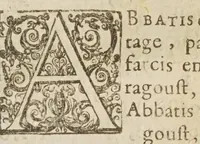An illustration from Le cuisinier francois : enseignant la maniere de bien apprester & assaisonner toutes sortes de viandes, grasses & maigres, legumes, patisseries, &c. : reueu, corrigé, & augmenté d'vn traitté de confitures seiches & liquides, & autres delicatesses de bouche : ensemble d'vne table alphabetique des matieres qui sont traittées dans tout le liure (1652)