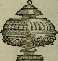 An illustration from Le Cuisinier royal et bourgeois, qui apprend à ordonner toute sorte de repas, & la meilleure manière des ragoûts les plus à la mode & les plus exquis (1693)
