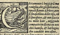 An illustration from Le dve cortigiane : comedia (1567)