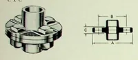 An illustration from Lee Brothers - Cast Bronze Fittings and Valves 1964 (1964)