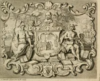 An illustration from Leerzaame zinnebeelden, en Bybel-stoffen : bestaande in Het leven van den propheet Elisa, Moses aanspraak aan Israël, en De verheugde Zacharias (1756)