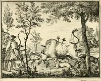 An illustration from Leerzaame zinnebeelden (1714)