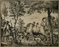 Picture 32 of 84 from Leerzaame zinnebeelden (1757), leaf 159