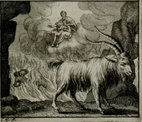 An illustration from Leerzame zinnebeelden : bestaande in christelyke bedenkingen door vergelykinge eeniger schepfelen ... (1704)