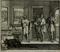 An illustration from Leerzame zinnebeelden : bestaande in christelyke bedenkingen door vergelykinge eeniger schepfelen ... (1704)