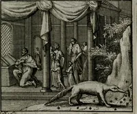 An illustration from Leerzame zinnebeelden : bestaande in christelyke bedenkingen door vergelykinge eeniger schepfelen ... (1704)