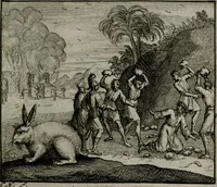 An illustration from Leerzame zinnebeelden : bestaande in christelyke bedenkingen door vergelykinge eeniger schepfelen ... (1704)