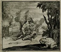 An illustration from Leerzame zinnebeelden : bestaande in christelyke bedenkingen door vergelykinge eeniger schepfelen ... (1704)
