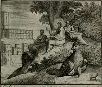An illustration from Leerzame zinnebeelden : bestaande in christelyke bedenkingen door vergelykinge eeniger schepfelen ... (1704)