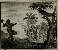 An illustration from Leerzame zinnebeelden : bestaande in christelyke bedenkingen door vergelykinge eeniger schepfelen ... (1704)