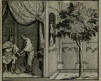 An illustration from Leerzame zinnebeelden : bestaande in christelyke bedenkingen door vergelykinge eeniger schepfelen ... (1704)