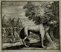 An illustration from Leerzame zinnebeelden : bestaande in christelyke bedenkingen door vergelykinge eeniger schepfelen ... (1704)