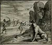 An illustration from Leerzame zinnebeelden : bestaande in christelyke bedenkingen door vergelykinge eeniger schepfelen ... (1704)
