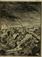 Picture 10 of 54 from Leeven en daden der doorluchtighste zee-helden en ontdeckers van landen deser eeuwen : beginnende met Christoffel Colombus, vinder van de nieuwe wereldt, en eyndigende met den roemruchtigen admirael M.A. de Ruyter, Ridd. &c. : vertoonende veel vreemde voorvallen, dappere verrichtingen, stoutmoedige bestieringen, en swaere zee-slagen, &c. : naeukeurigh, uyt veele geloofwaerdige schriften, en authentijcke stucken, by een gebracht, en beschreven (1676), leaf 102
