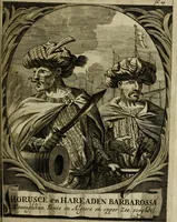 Picture 11 of 54 from Leeven en daden der doorluchtighste zee-helden en ontdeckers van landen deser eeuwen : beginnende met Christoffel Colombus, vinder van de nieuwe wereldt, en eyndigende met den roemruchtigen admirael M.A. de Ruyter, Ridd. &c. : vertoonende veel vreemde voorvallen, dappere verrichtingen, stoutmoedige bestieringen, en swaere zee-slagen, &c. : naeukeurigh, uyt veele geloofwaerdige schriften, en authentijcke stucken, by een gebracht, en beschreven (1676), leaf 114