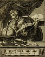 Picture 6 of 54 from Leeven en daden der doorluchtighste zee-helden en ontdeckers van landen deser eeuwen : beginnende met Christoffel Colombus, vinder van de nieuwe wereldt, en eyndigende met den roemruchtigen admirael M.A. de Ruyter, Ridd. &c. : vertoonende veel vreemde voorvallen, dappere verrichtingen, stoutmoedige bestieringen, en swaere zee-slagen, &c. : naeukeurigh, uyt veele geloofwaerdige schriften, en authentijcke stucken, by een gebracht, en beschreven (1676), leaf 18