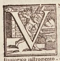 An illustration from L'efemeridi di M. Gioseppe Moleto ... per anni XVIII : lequali cominciano dall'anno corrente di Cristo Saluatore, 1563, & si terminano alla fine dell'anno 1580 : con ogni diligenza, al meridiano della magnifica & felice città di Vinegia calculate : aggiuntoui i Canoni, ò introduttioni chiarissimamente scritte in lingua italiana, & diuise in sei libri : ne' quali, oltre il modo di oprare le dette efemeridi si trattano tutte le uere regole della scienza astrologica ... -- (1563)