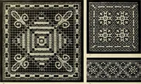 An illustration from Le filet-guipure (1870)