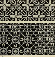 An illustration from Le filet-guipure (1870)
