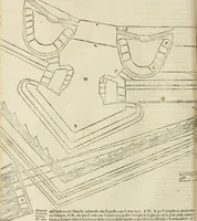 Picture 78 of 290 from Le fortificationi di Buonaiuto Lorini, nobile fiorentino ... : con l'aggiunta del sesto libro doue si mostra, con la scienza e con la pratica, l'ordine di fortificare le città & altri luoghi, con tutti gli auuertimenti, che più possono apportar benficio per la sicurtà delle fortezze .. (1609), leaf 103